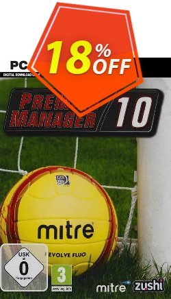 18% OFF Premier Manager 10 PC Coupon code