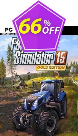 66% OFF Farming Simulator 15 Gold Edition PC Coupon code