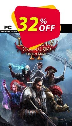 32% OFF Divinity: Original Sin 2 - Definitive Edition PC Coupon code