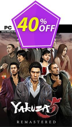 40% OFF Yakuza 5 Remastered PC Discount