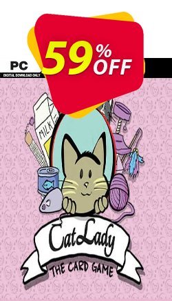 59% OFF Cat Lady - The Card Game PC Coupon code