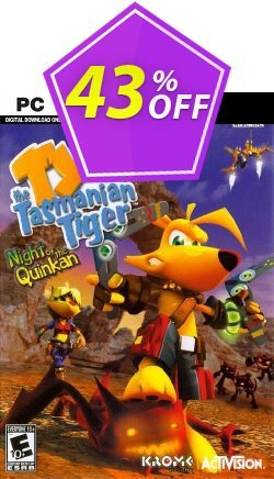 43% OFF TY the Tasmanian Tiger 3 PC Coupon code