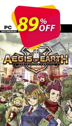 89% OFF Aegis of Earth: Protonovus Assault PC Coupon code