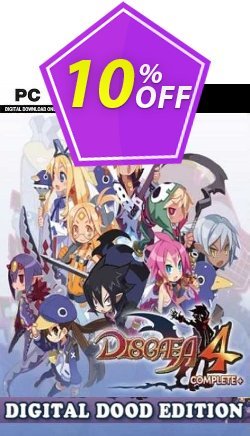 10% OFF Disgaea 4 Complete + Digital Dood Edition PC Discount
