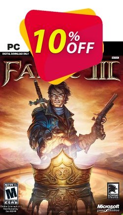 10% OFF Fable III PC Coupon code