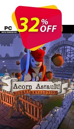 32% OFF Acorn Assault: Rodent Revolution PC Coupon code