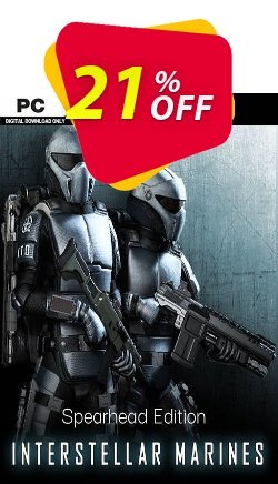 21% OFF Interstellar Marines - Spearhead Edition PC Coupon code