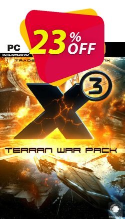 23% OFF X3 Terran War Pack PC Coupon code