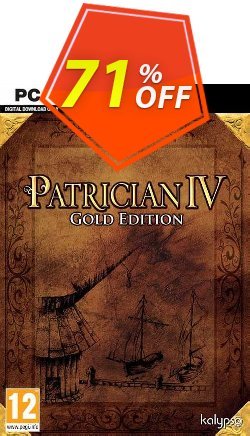 71% OFF Patrician IV Gold Edition PC Coupon code