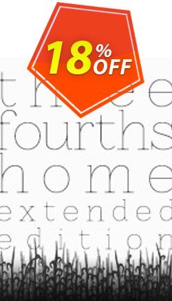 18% OFF Three Fourths Home Extended Edition PC Discount