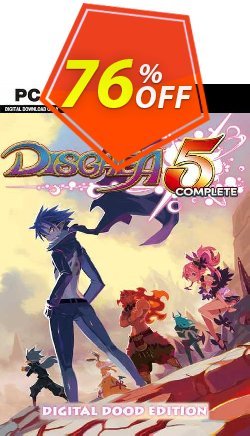 76% OFF Disgaea 5 Complete: Digital Dood Edition PC Coupon code
