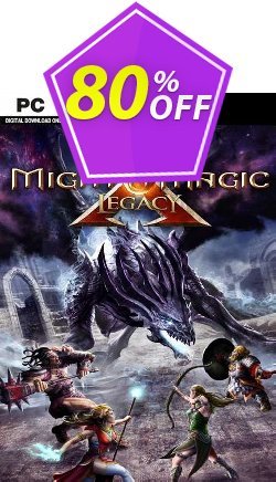 80% OFF Might & Magic X - Legacy PC Coupon code