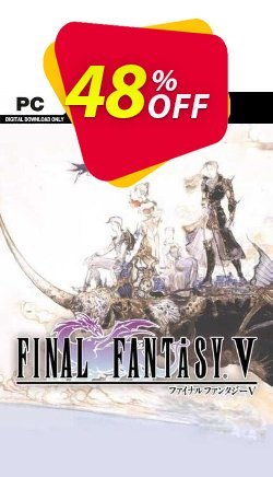 48% OFF Final Fantasy V PC Coupon code