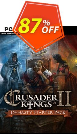 87% OFF Crusader Kings 2 - Dynasty Starter Pack PC Discount