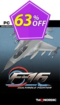 63% OFF F-16 Multirole Fighter PC Coupon code