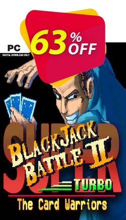 63% OFF Super Blackjack Battle 2 Turbo Edition The Card Warriors PC Coupon code