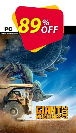 89% OFF Giant Machines 2017 PC Coupon code