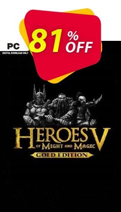 81% OFF Heroes of Might and Magic V Gold Edition PC Discount