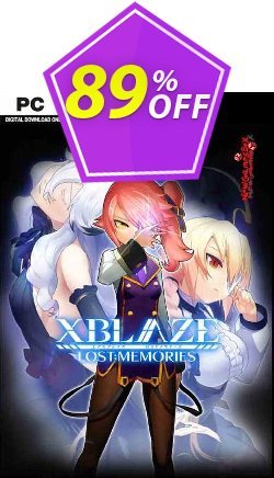 89% OFF XBlaze Lost Memories PC Coupon code