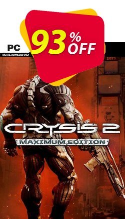 93% OFF Crysis 2 Maximum Edition PC Discount
