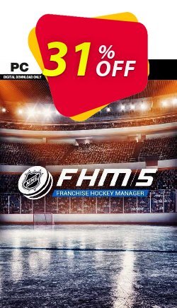 31% OFF Franchise Hockey Manager 5 PC Coupon code