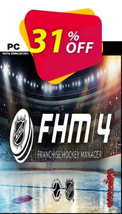 31% OFF Franchise Hockey Manager 4 PC Coupon code