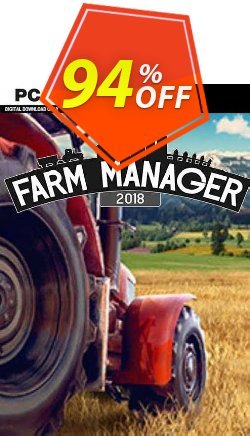 94% OFF Farm Manager 2018 PC Coupon code