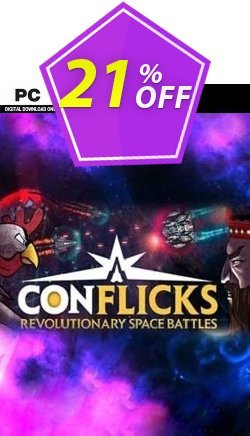 21% OFF Conflicks - Revolutionary Space Battles PC Coupon code