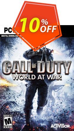 10% OFF Call of Duty: World at War PC - Steam  Coupon code