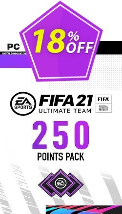 18% OFF FIFA 21 Ultimate Team 250 Points Pack PC Coupon code