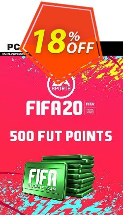 18% OFF FIFA 20 Ultimate Team - 500 FIFA Points PC - WW  Coupon code