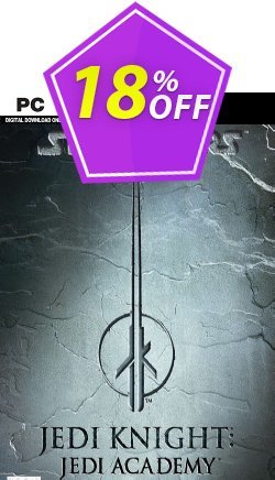 18% OFF STAR WARS Jedi Knight  Jedi Academy PC Coupon code