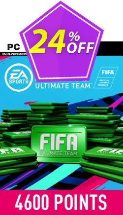 24% OFF FIFA 19 - 4600 FUT Points PC Coupon code