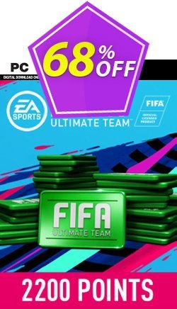 68% OFF FIFA 19 - 2200 FUT Points PC Coupon code