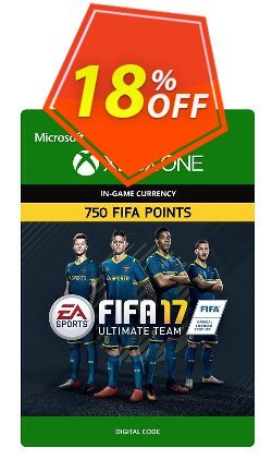 18% OFF Fifa 17 - 750 FUT Points - Xbox One  Discount