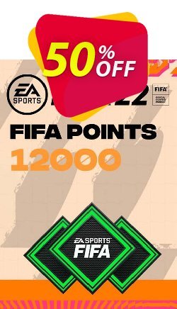 50% OFF FIFA 22 Ultimate Team 12000 Points Pack Xbox One/ Xbox Series X|S Discount