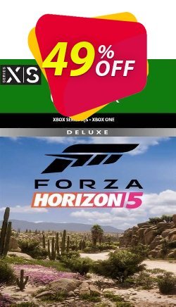 49% OFF Forza Horizon 5 Deluxe Edition Xbox One/Xbox Series X|S/PC - WW  Coupon code