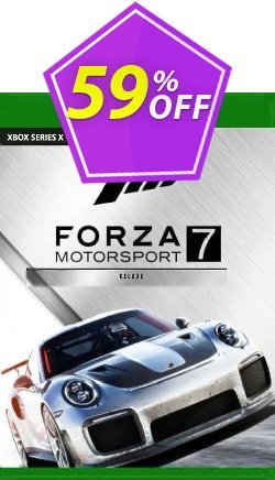 Forza Motorsport 7 Deluxe Edition Xbox One - US  Coupon discount Forza Motorsport 7 Deluxe Edition Xbox One (US) Deal 2024 CDkeys - Forza Motorsport 7 Deluxe Edition Xbox One (US) Exclusive Sale offer 
