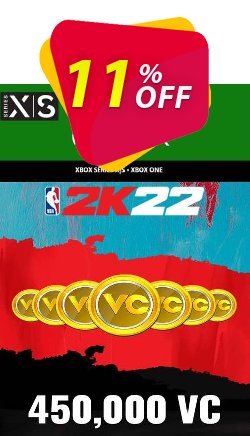 11% OFF NBA 2K22 450,000 VC Xbox One/ Xbox Series X|S Discount
