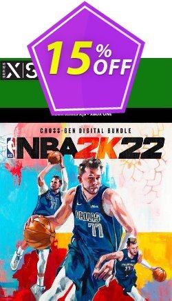 15% OFF NBA 2K22 Cross-Gen Digital Bundle Xbox One/ Xbox Series X|S Discount