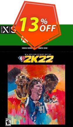 13% OFF NBA 2K22 NBA 75th Anniversary Edition Xbox One & Xbox Series X|S - WW  Discount