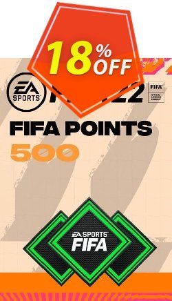 18% OFF FIFA 22 Ultimate Team 500 Points Pack Xbox One/ Xbox Series X|S Coupon code