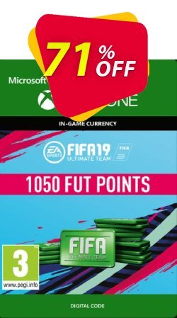 71% OFF Fifa 19 - 1050 FUT Points - Xbox One  Discount