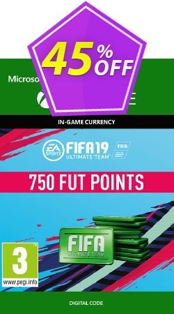 45% OFF Fifa 19 - 750 FUT Points - Xbox One  Discount