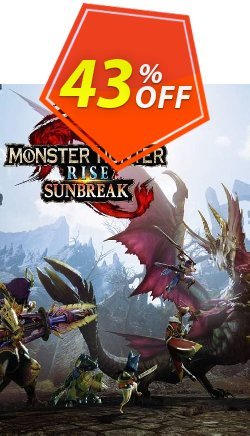 43% OFF Monster Hunter Rise: Sunbreak + Bonus PC - DLC Coupon code