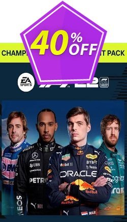 40% OFF F1 22: Champions Edition Content Pack Xbox - US  Coupon code
