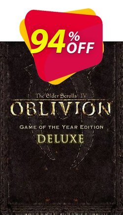 The Elder Scrolls IV: Oblivion - Game of the Year Edition Deluxe PC - GOG  Coupon discount The Elder Scrolls IV: Oblivion - Game of the Year Edition Deluxe PC (GOG) Deal 2024 CDkeys - The Elder Scrolls IV: Oblivion - Game of the Year Edition Deluxe PC (GOG) Exclusive Sale offer 