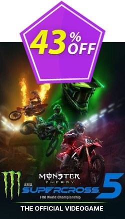 43% OFF Monster Energy Supercross - The Official Videogame 5 PC Coupon code