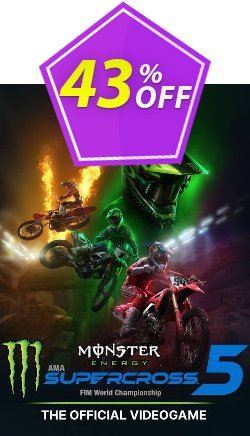 Monster Energy Supercross - The Official Videogame 5 PC Coupon discount Monster Energy Supercross - The Official Videogame 5 PC Deal 2024 CDkeys - Monster Energy Supercross - The Official Videogame 5 PC Exclusive Sale offer 