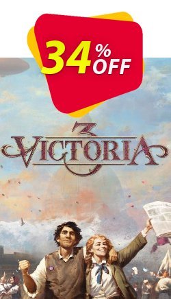 34% OFF Victoria 3 PC Coupon code